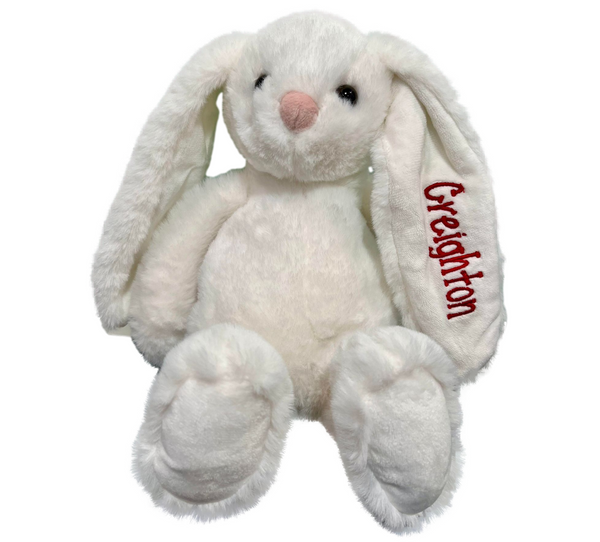 Personalized Bunny (White) Embroidered