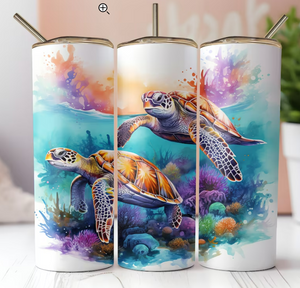 Beach Ocean Sea Turtle 2 | Tumbler