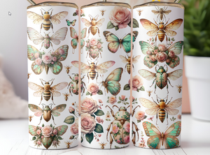 Bees & Butterflies Pink | Tumbler
