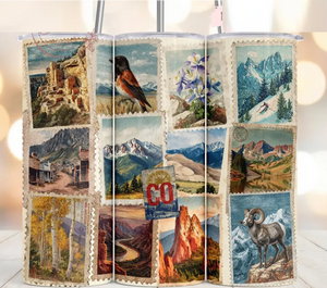 State Colorado Stamps | Tumbler