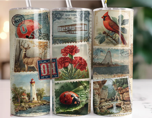State Ohio Stamps | Tumbler
