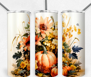 Halloween Fall Boho Floral | Tumbler