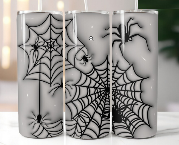 Halloween Puffy Bubble Spider 2 | Tumbler