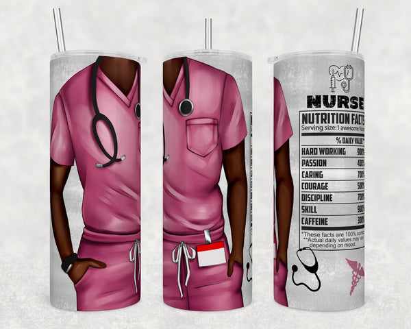 Male Nurse Pink Scrubs #2 | Tumbler