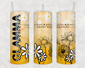 Glamma Daisy | Tumbler