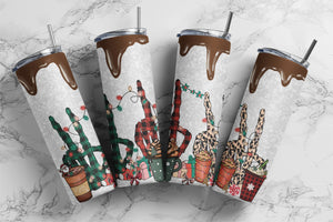 Christmas Skeletons and Cocoa | Tumbler