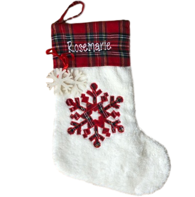 Personalized Stockings (Snowflake)