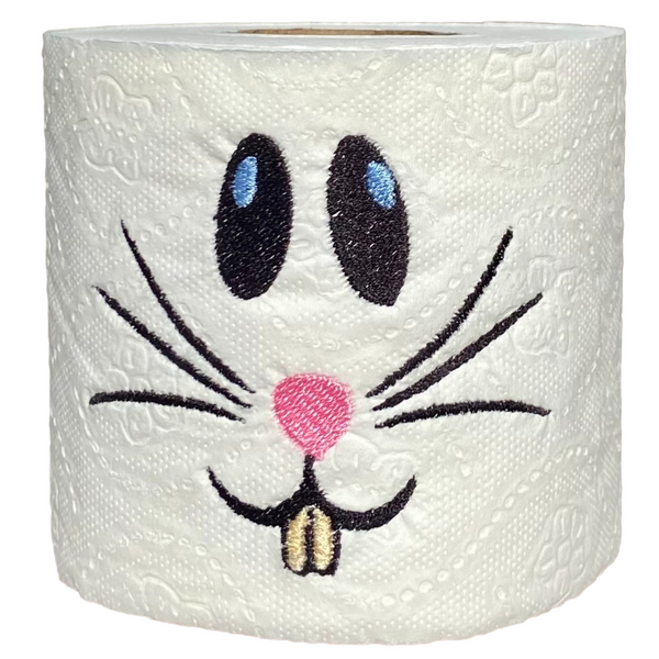 Bunny | Easter | Embroidered Toilet Paper