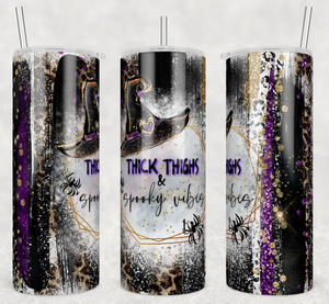 Halloween Thick Thighs Spooky Vibes | Tumbler
