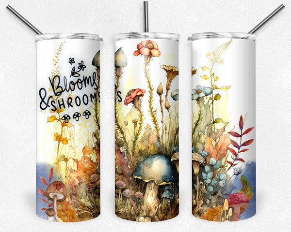 Blooms and Shrooms | Tumbler