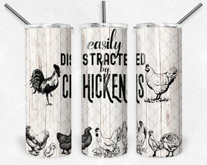 Chicken Easily Distracted | Tumbler