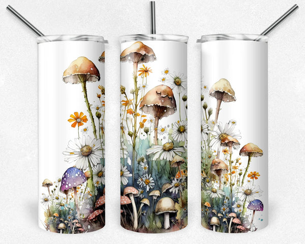 Mushrooms and Wildflowers | Tumbler
