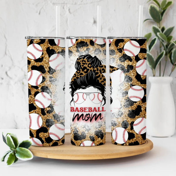 Baseball Mom Leopard #3 | Tumbler