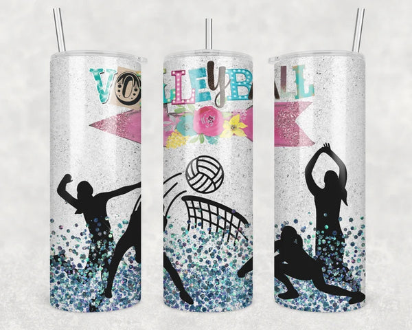 Volleyball Glitter Girls | Tumbler