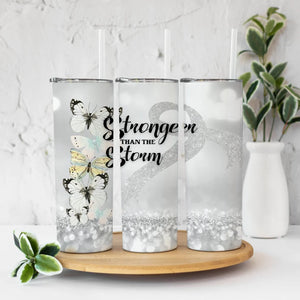 Lung Cancer Awareness Ribbon | Tumbler