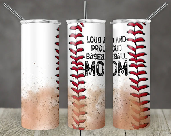 Baseball Mom Loud and Proud Laces | Tumbler